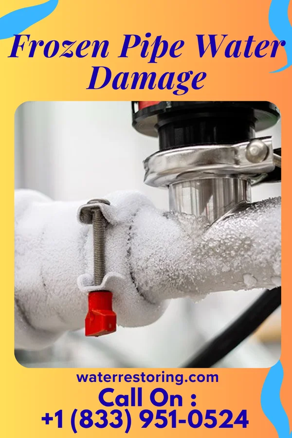 Frozen Pipe Water Damage in Bear Grass, NC